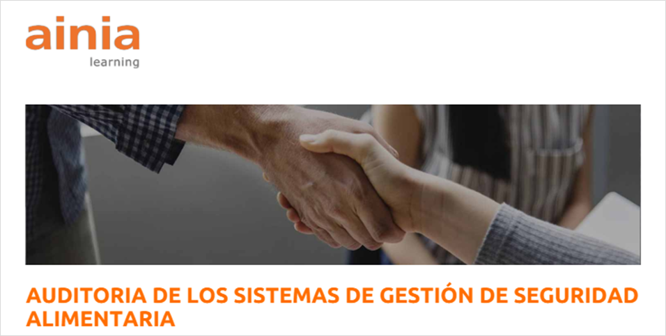  AUDITORIA DE LOS SISTEMAS DE GESTIÓN DE SEGURIDAD ALIMENTARIA (del 18.09.2024 al 13.12.2024)
